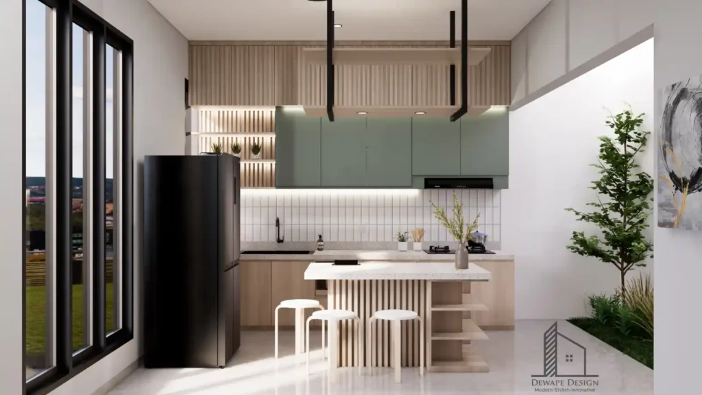Jual Meja Island Kitchen set Malang Dewape